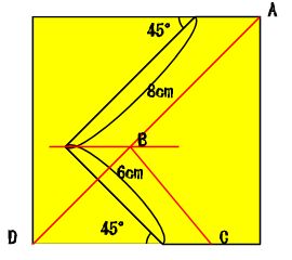 対角線と正方形